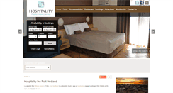 Desktop Screenshot of porthedland.wa.hospitalityinns.com.au